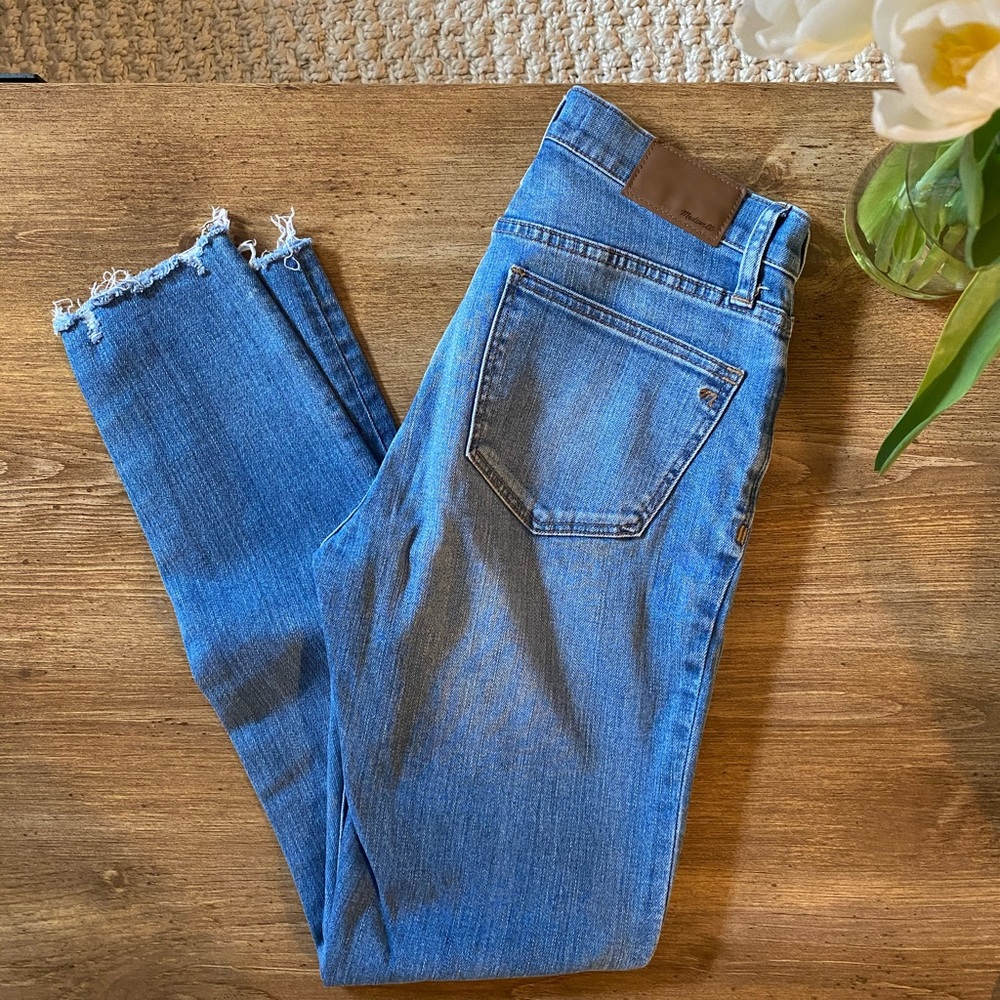 Madewell Distressed Skinny Ankle Jeans